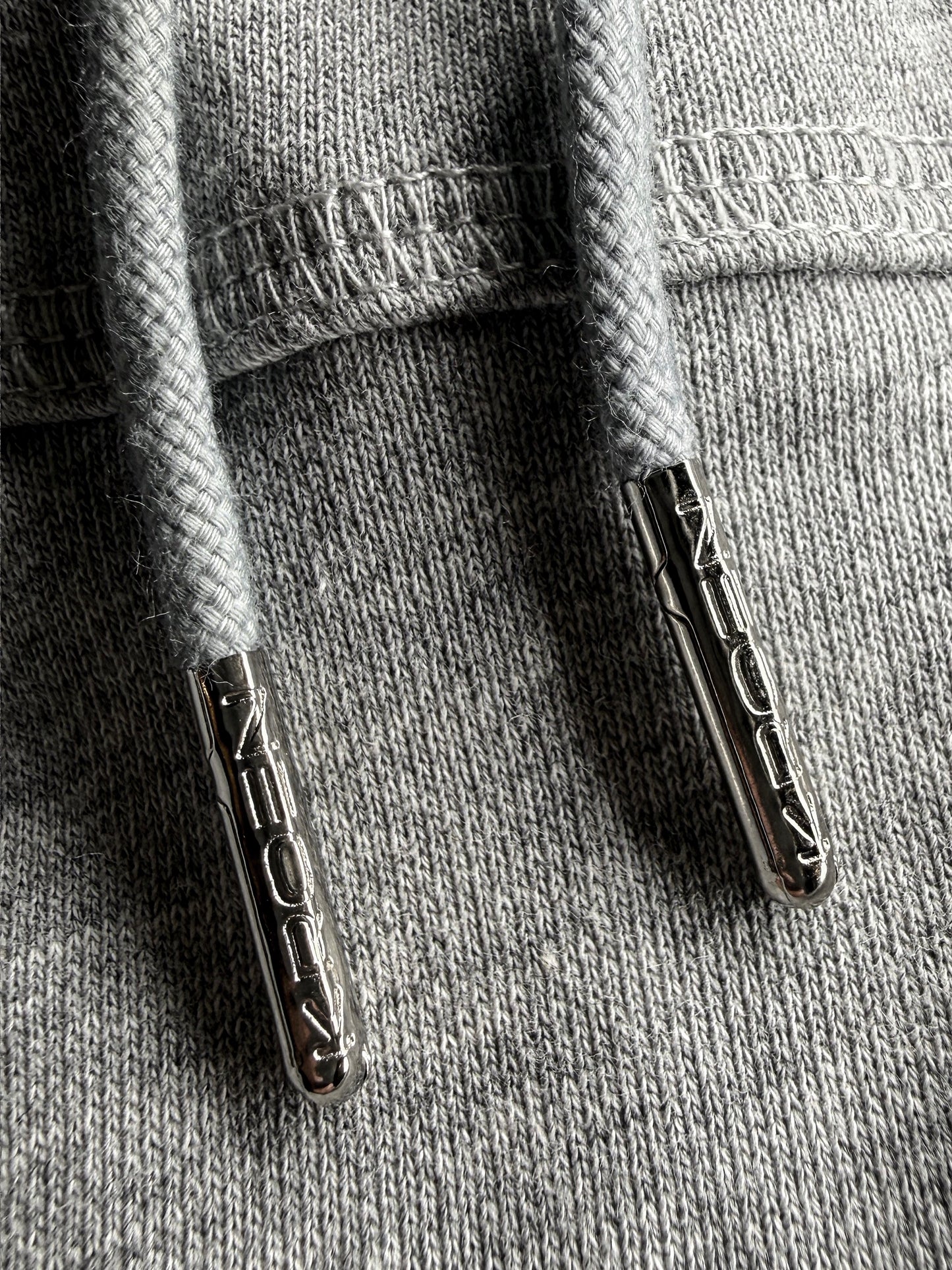 GREY OVERLOCK SHORTS