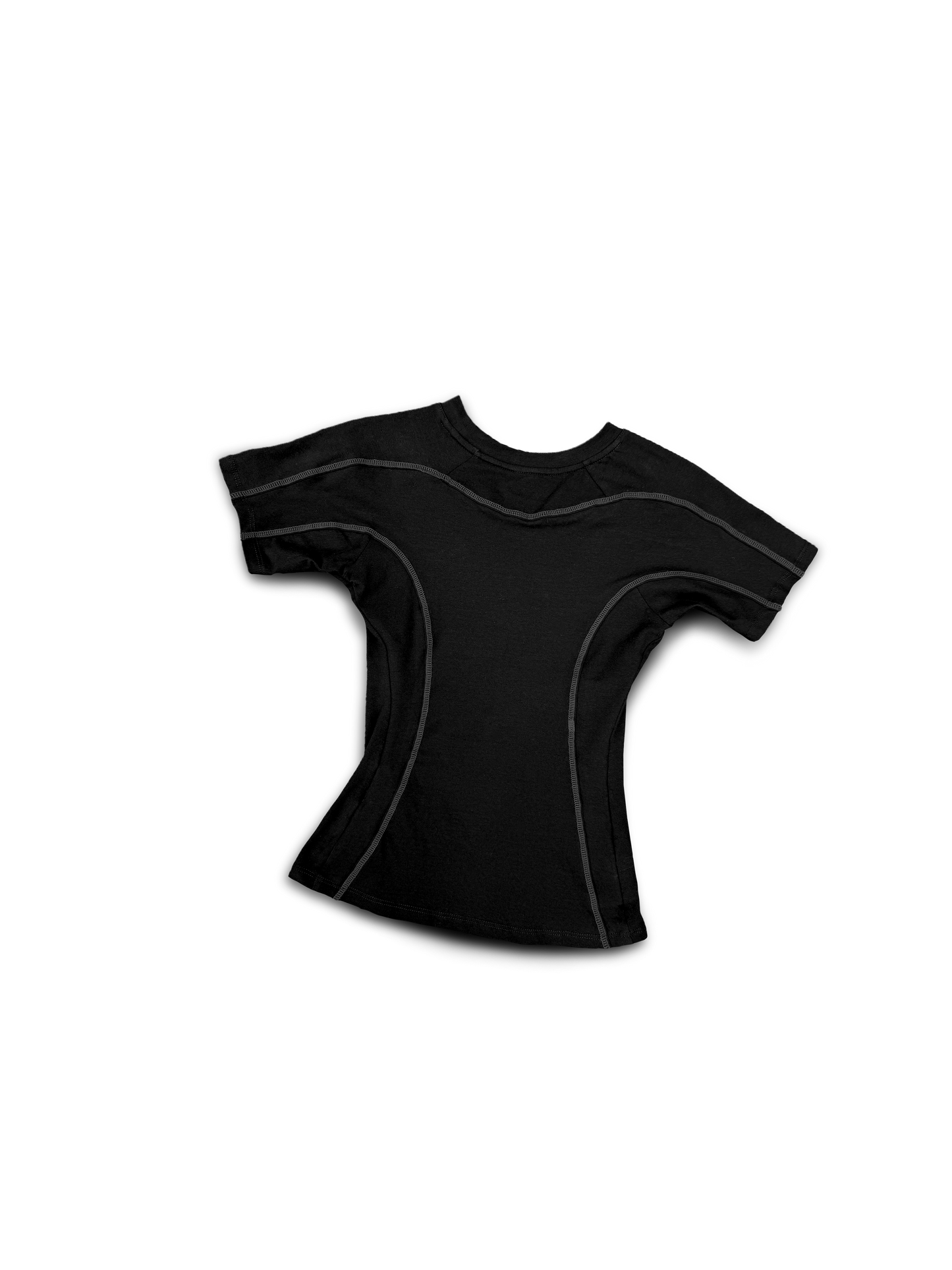 BLACK OVERLOCK MINI T