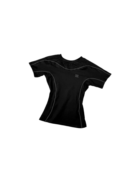 BLACK OVERLOCK MINI T