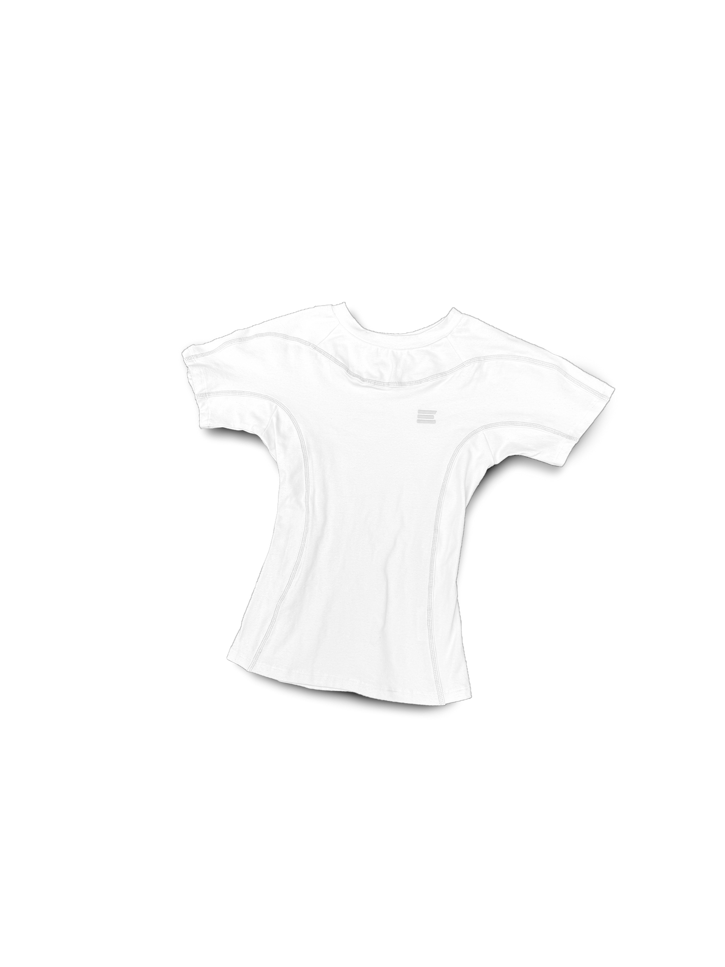 WHITE OVERLOCK MINI T