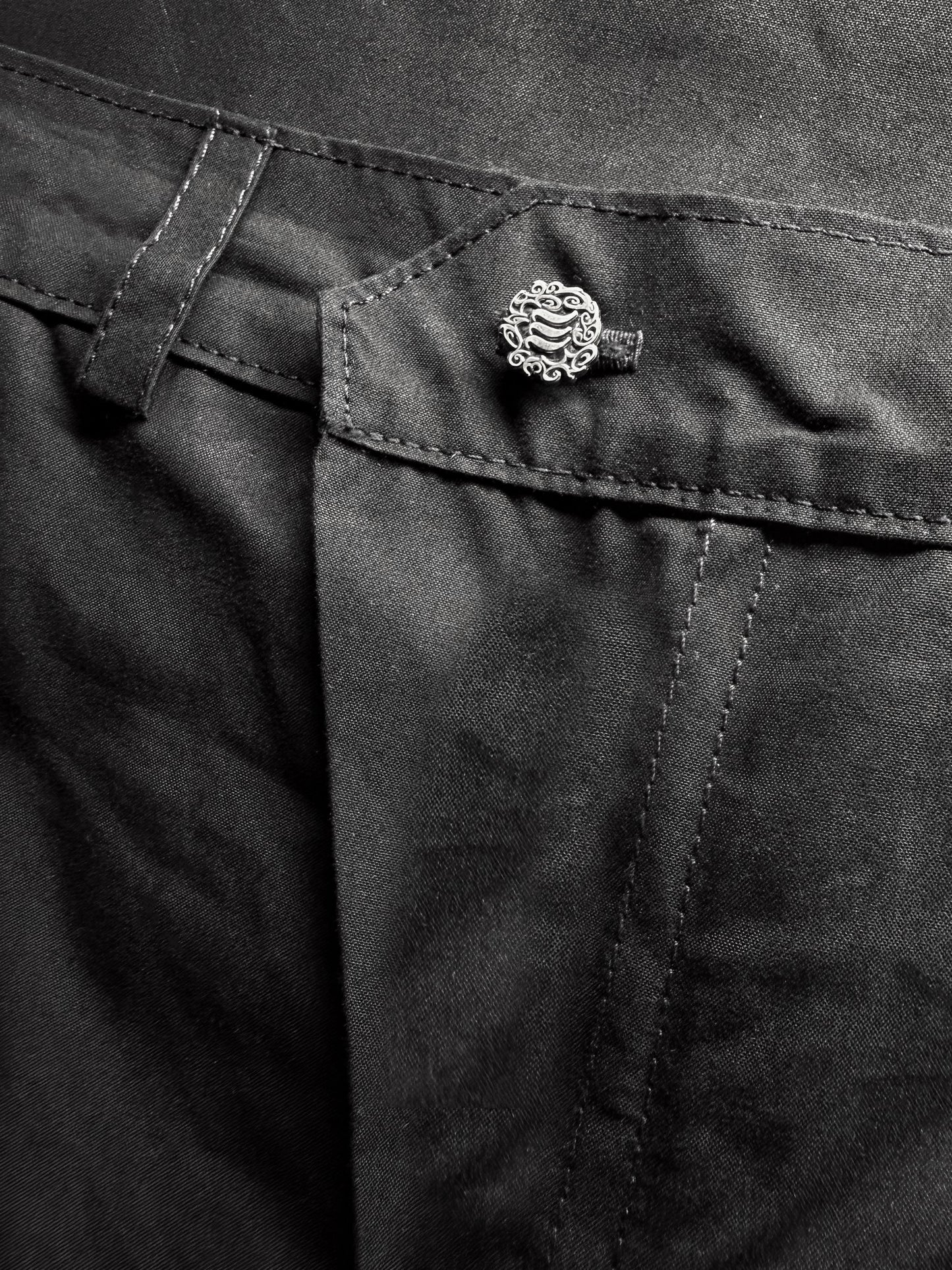 BLACK FRONTLINE TROUSERS