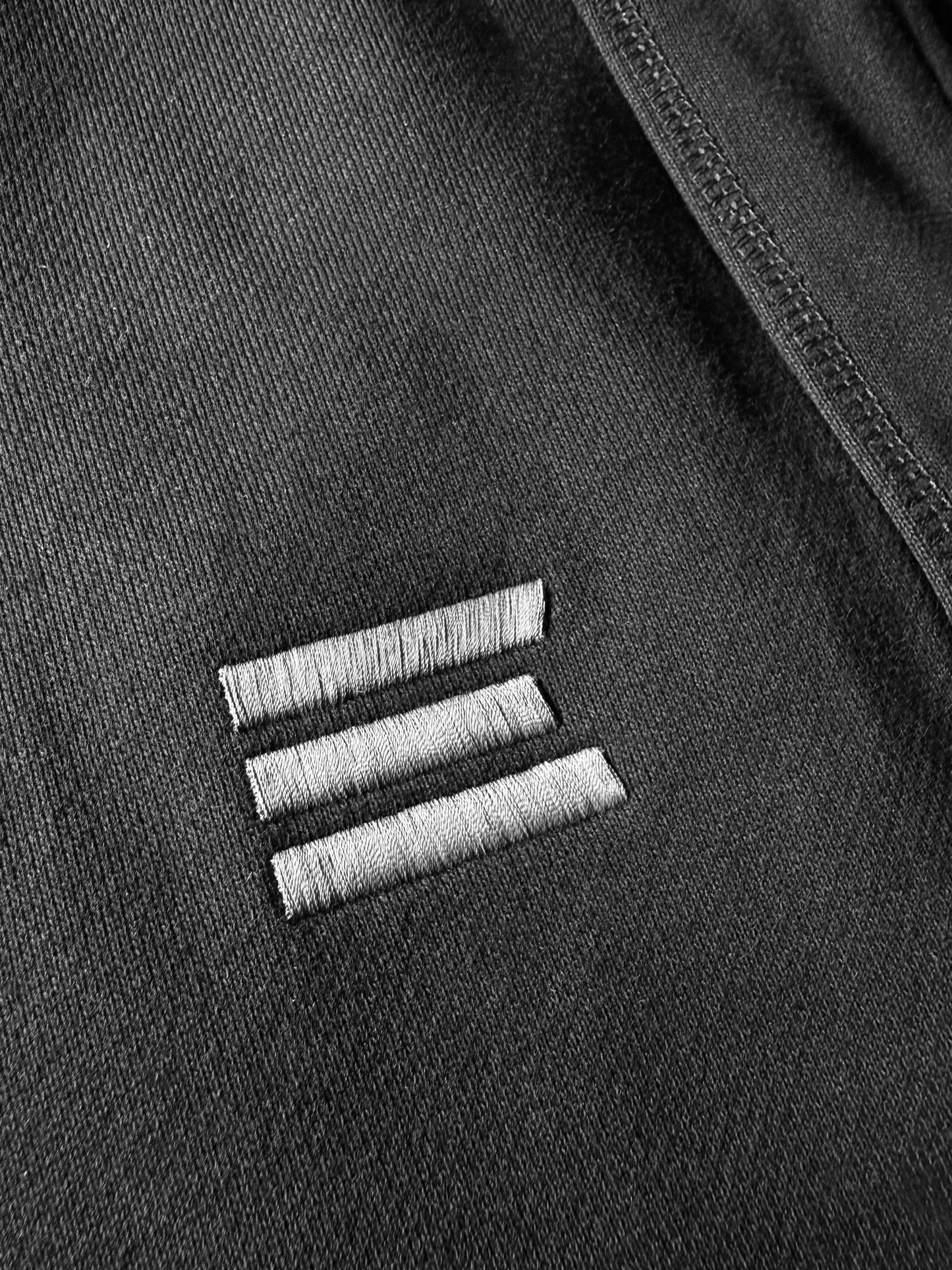 BLACK OVERLOCK BOTTOMS