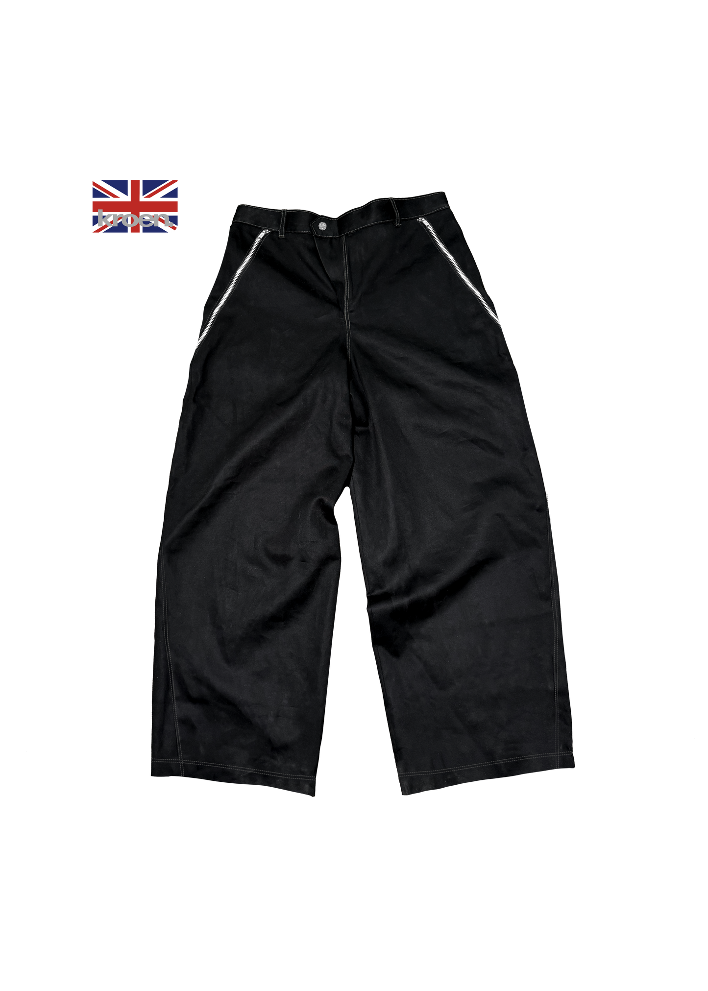 BLACK FRONTLINE TROUSERS
