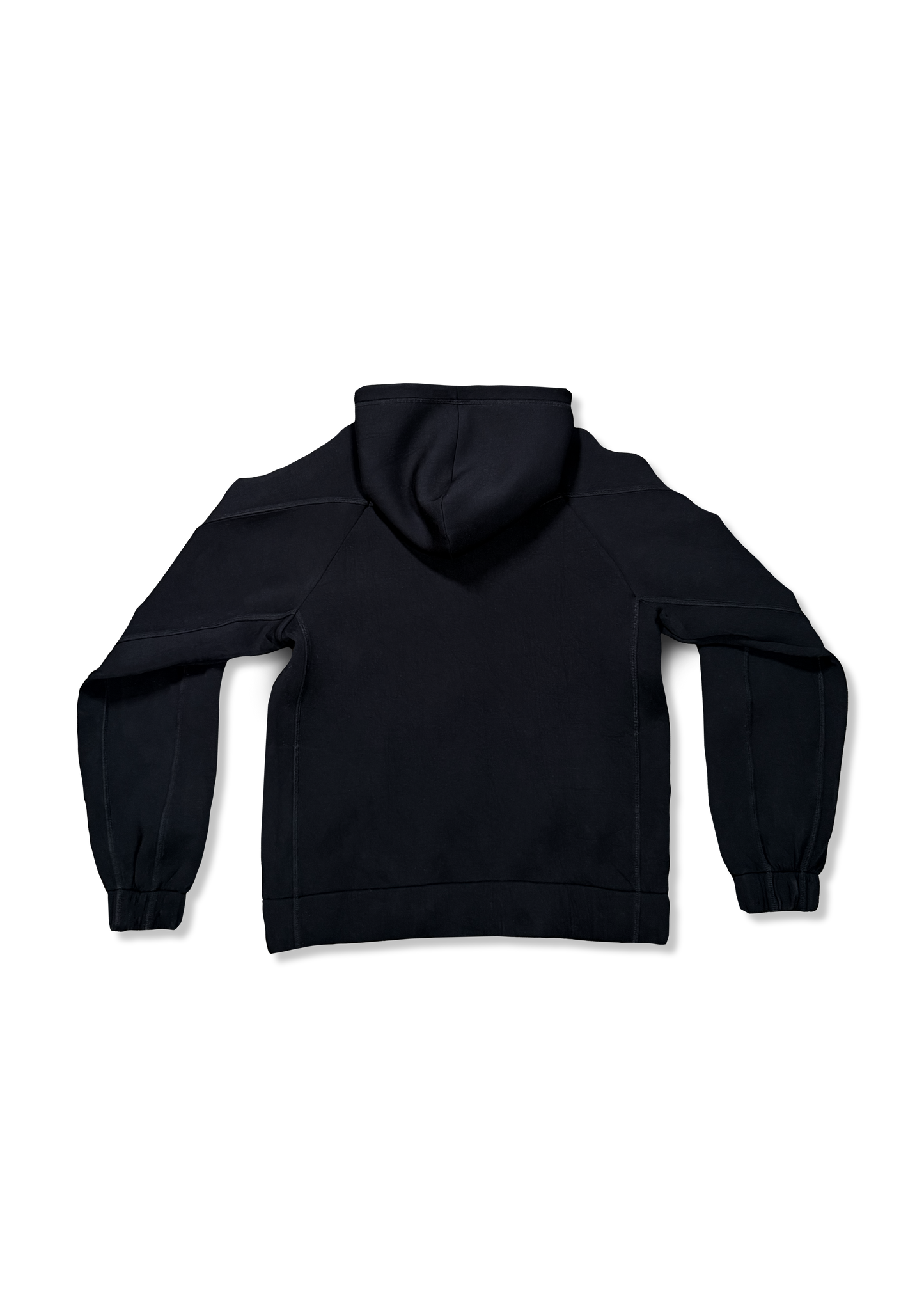 BLACK OVERLOCK SCUBA JACKET