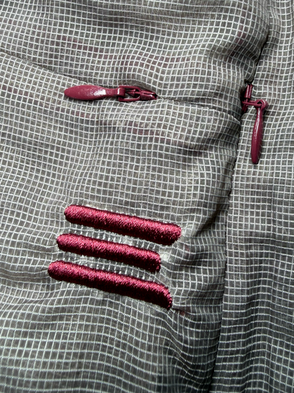 BURGUNDY SOLAR SHORTS