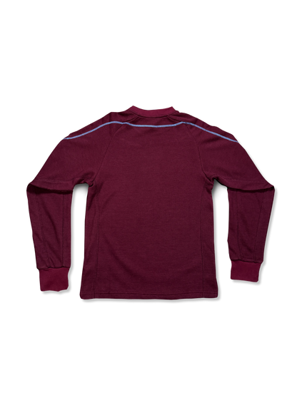 ELECTRIC PLUM OVERLOCK WAFFLE