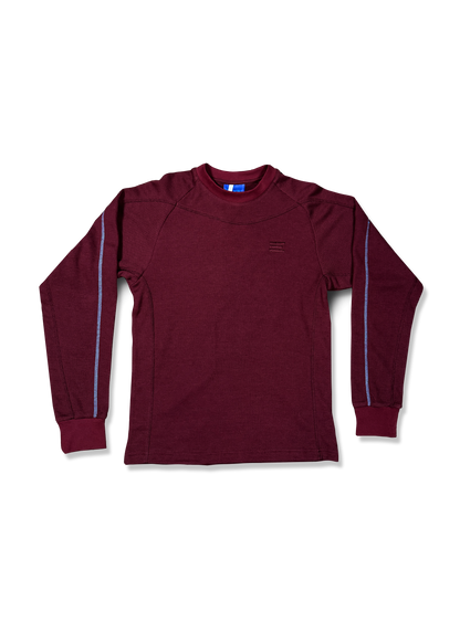 ELECTRIC PLUM OVERLOCK WAFFLE