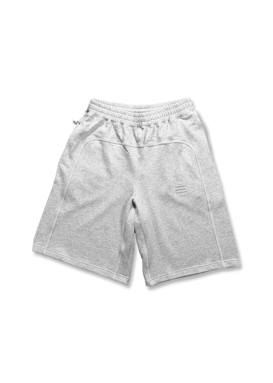 GREY OVERLOCK SHORTS