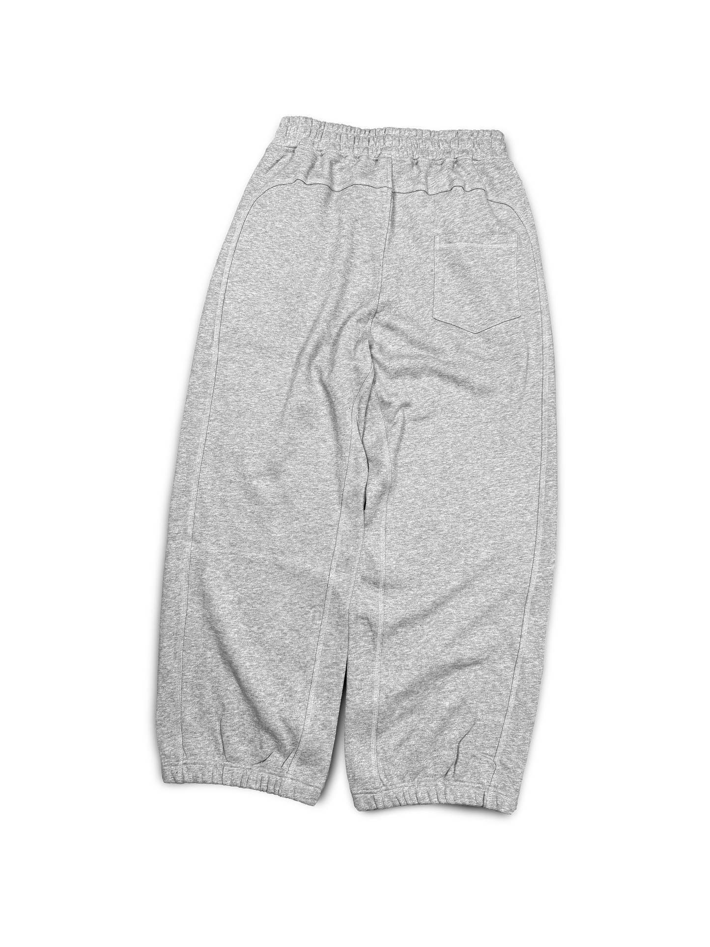 GREY OVERLOCK BOTTOMS
