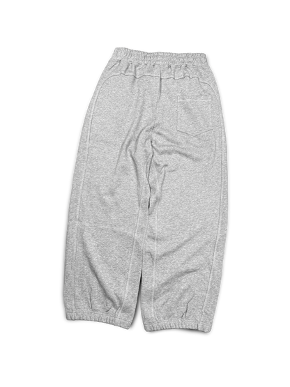 GREY OVERLOCK BOTTOMS
