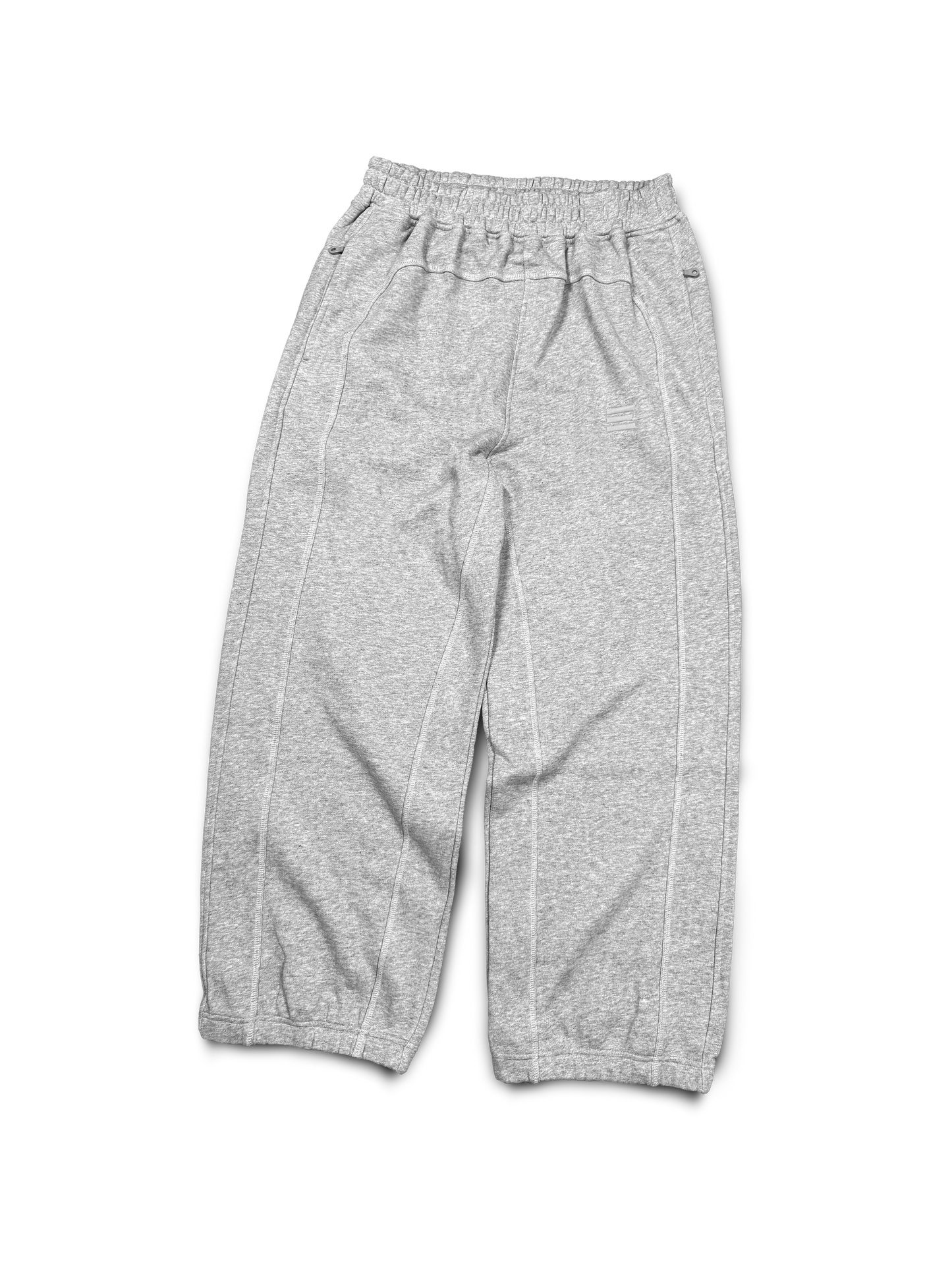 GREY OVERLOCK BOTTOMS