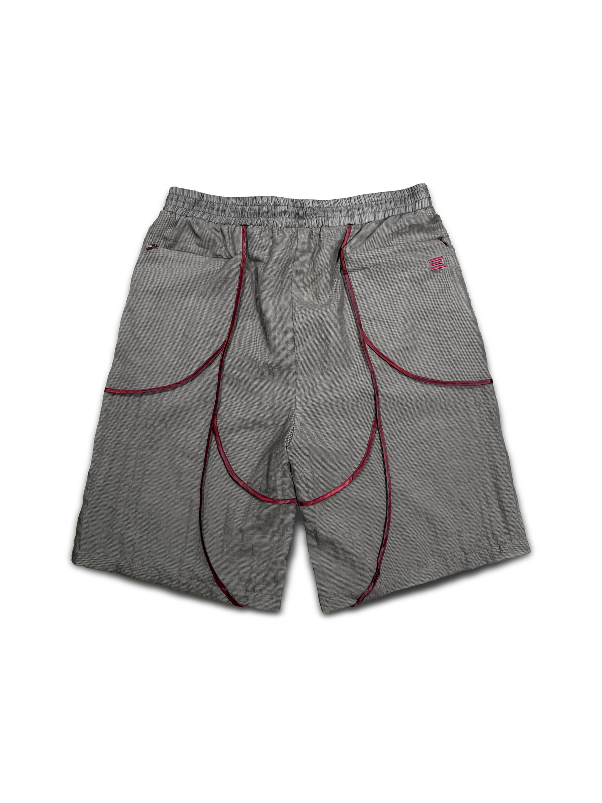 BURGUNDY SOLAR SHORTS
