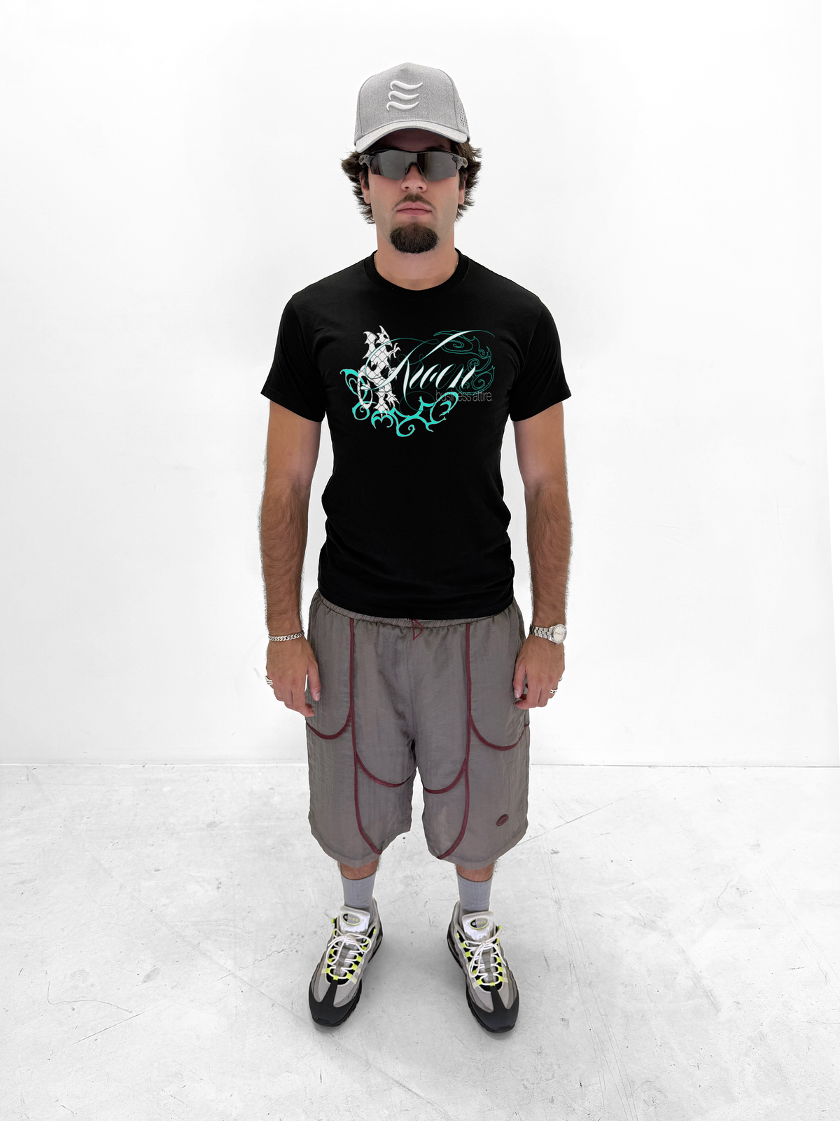 BURGUNDY SOLAR SHORTS