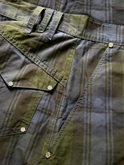 TARTAN METAL SHORTS