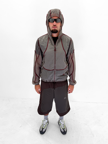 BURGUNDY SOLAR JACKET