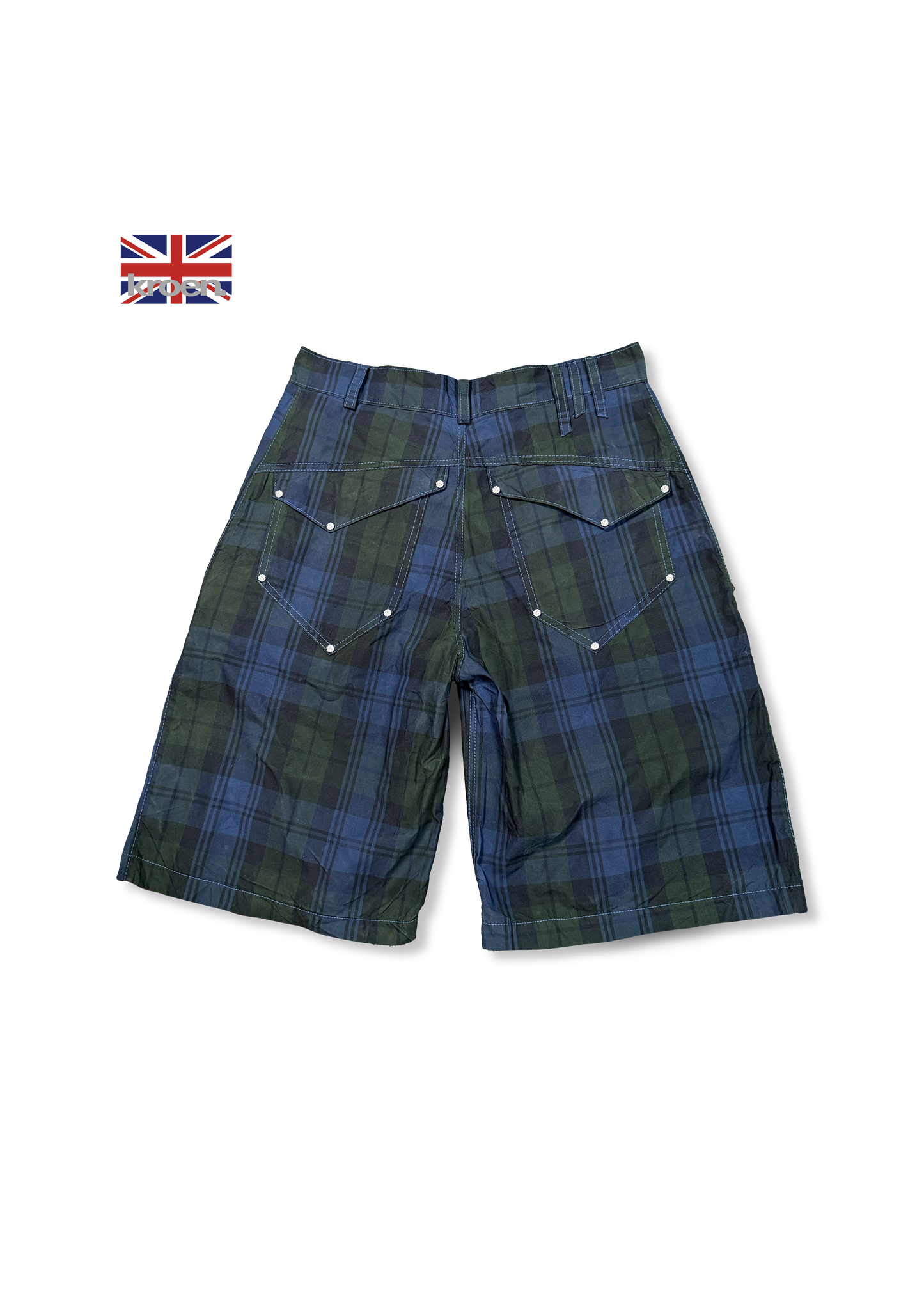 TARTAN METAL SHORTS