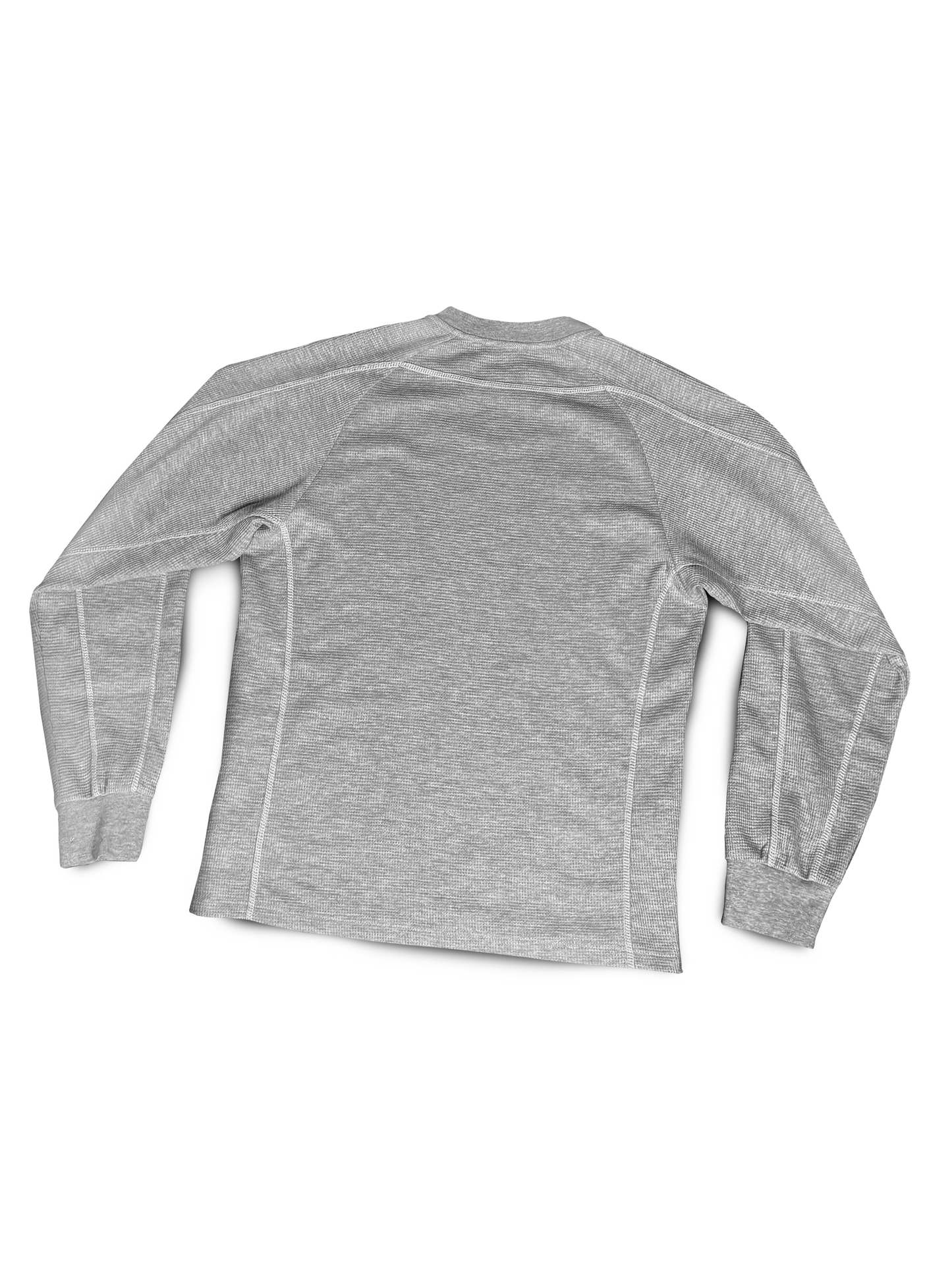 HEATHERED OVERLOCK WAFFLE