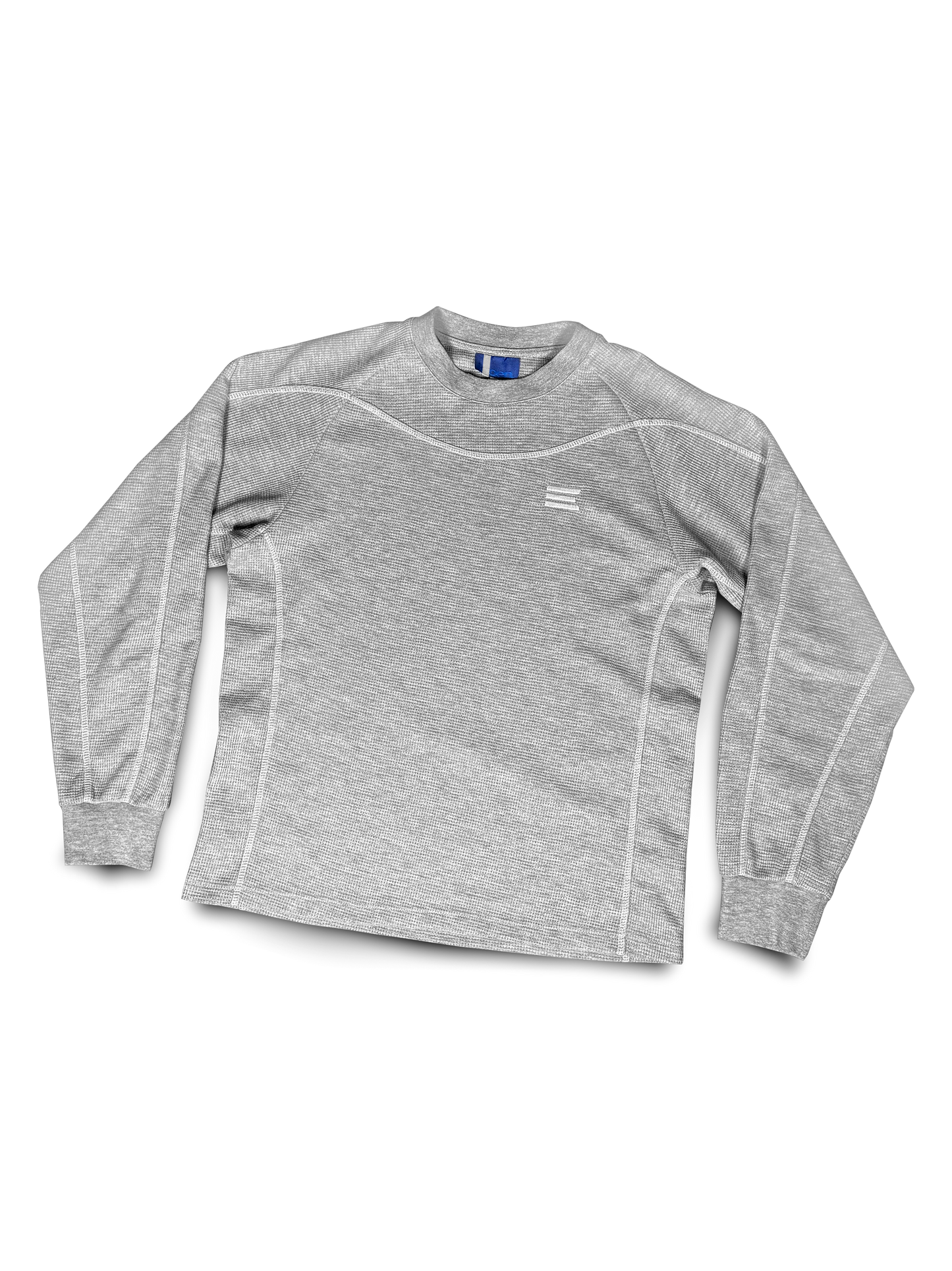 HEATHERED OVERLOCK WAFFLE