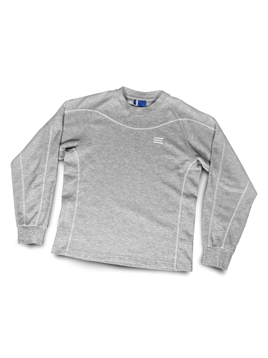 HEATHERED OVERLOCK WAFFLE